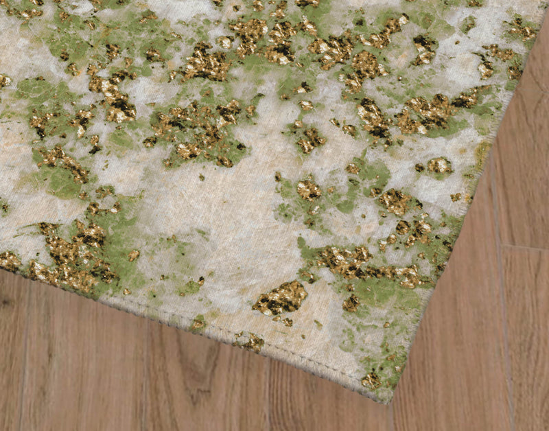 MICA GREEN Area Rug By Marina Gutierrez