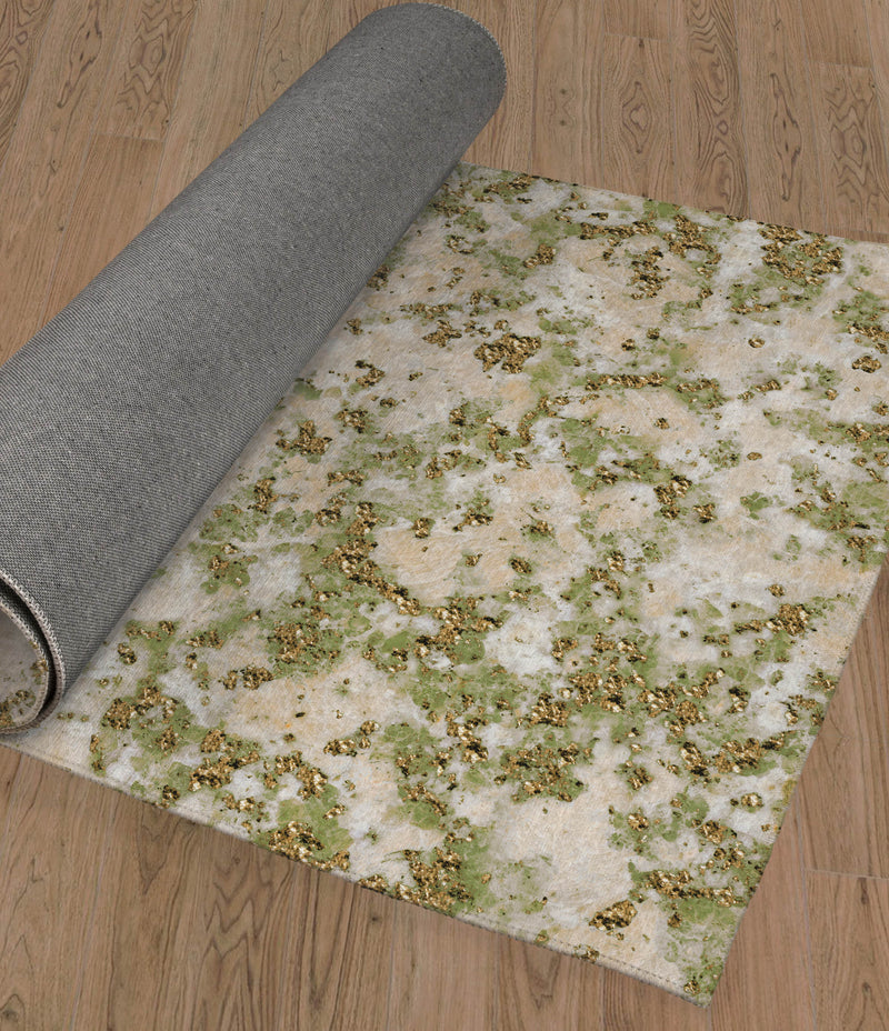 MICA GREEN Area Rug By Marina Gutierrez