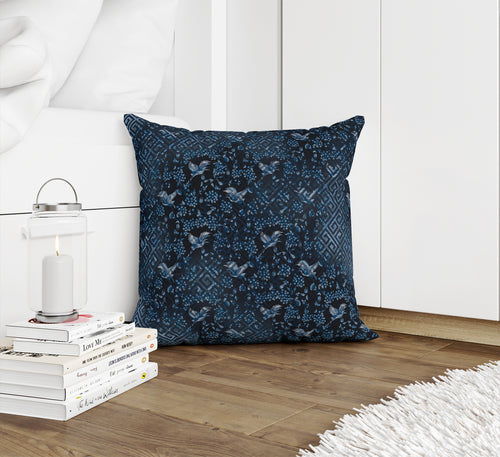 CRAIN MIX NAVY Accent Pillow By Kavka Designs