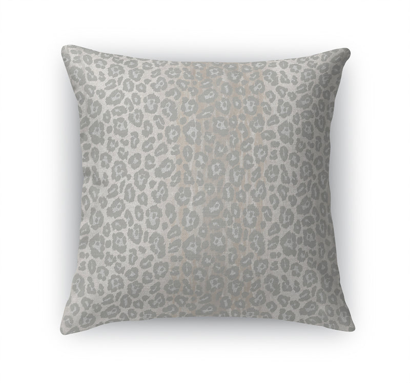 CHEETAH SILVER Accent Pillow By Kavka Designs