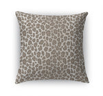 CHEETAH TAUPE Accent Pillow By Kavka Designs