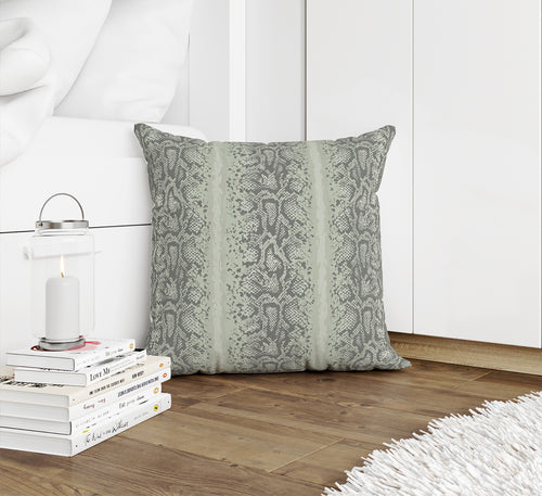 SNAKE GREEN Accent Pillow By Kavka Designs