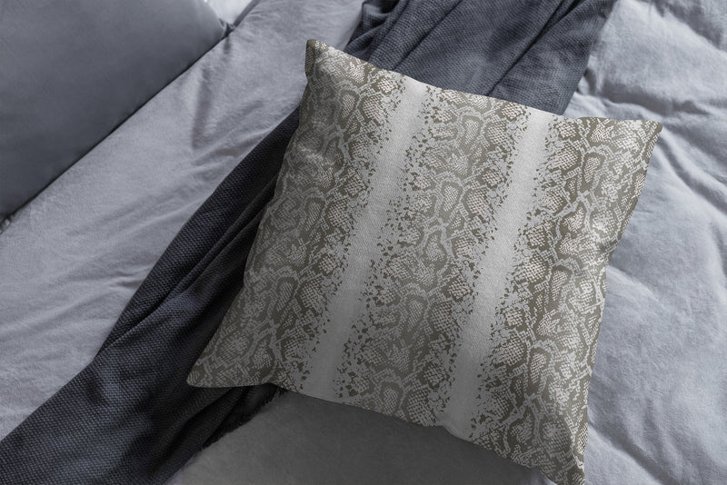 SNAKE GREIGE Accent Pillow By Kavka Designs