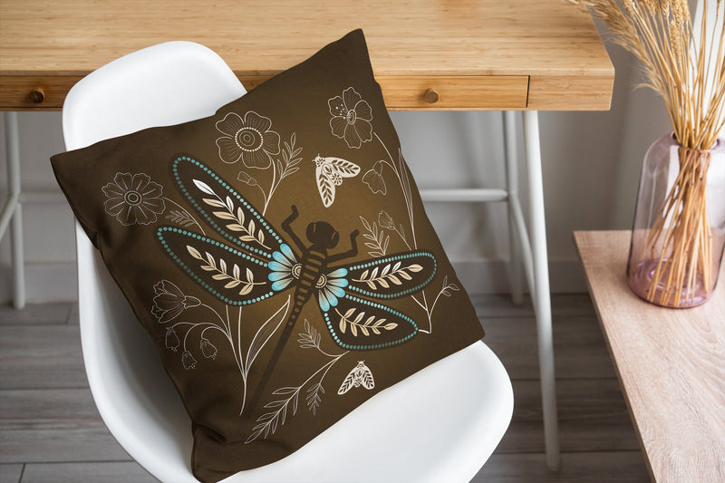 DRAGONFLY Accent Pillow By Kavka Designs