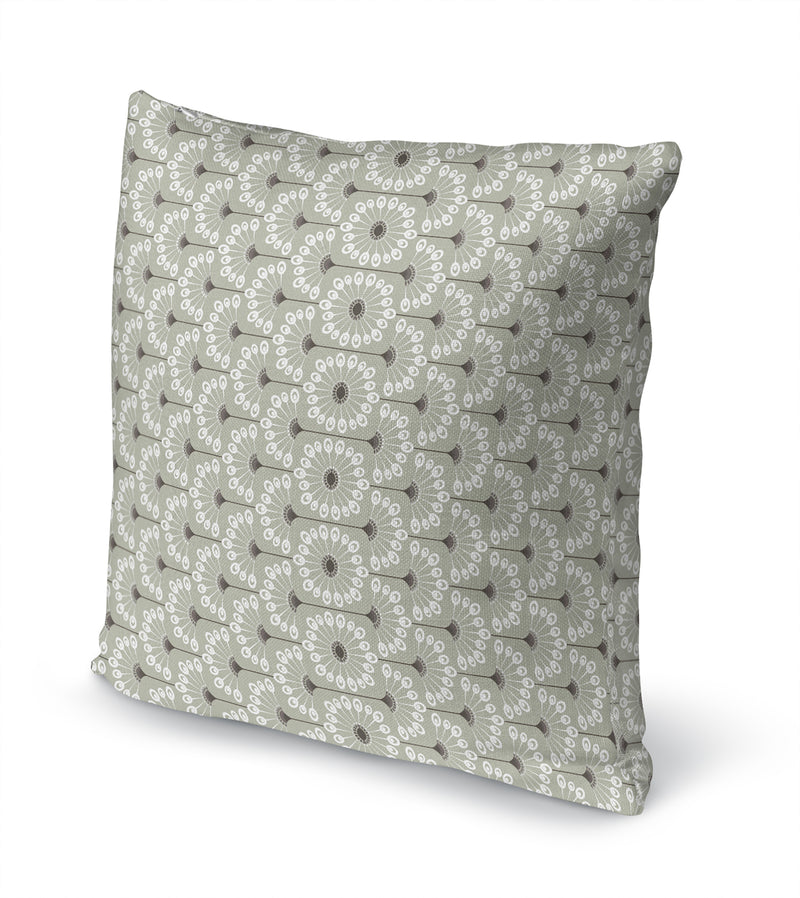 FAN GREY Accent Pillow By Kavka Designs