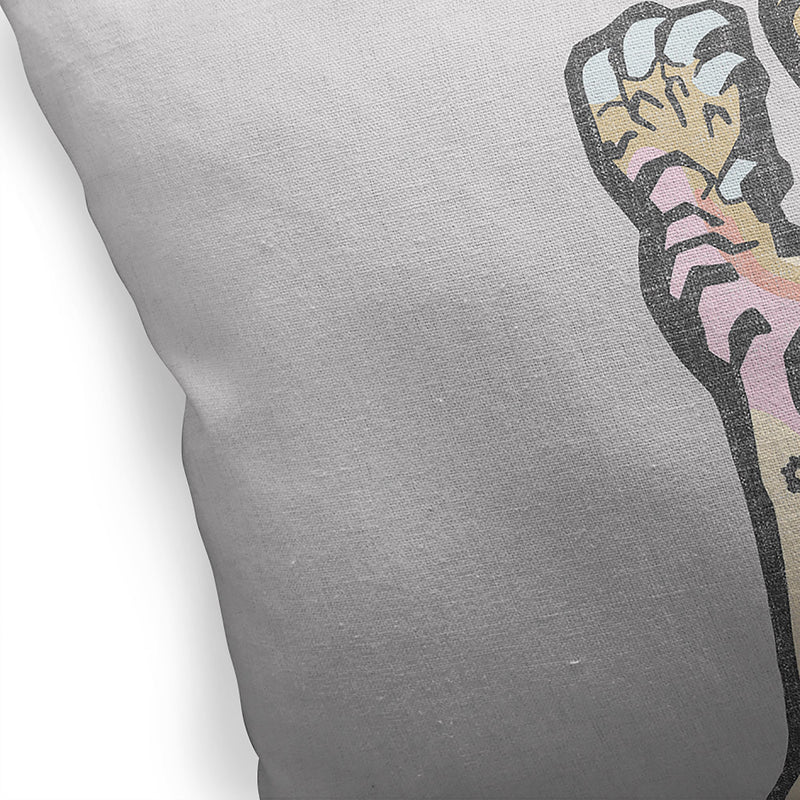 TIBETAN SNOW TIGER Accent Pillow By Kavka Designs