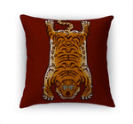 TIBETAN SNOW TIGER Accent Pillow By Kavka Designs