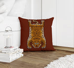 TIBETAN SNOW TIGER Accent Pillow By Kavka Designs