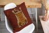 TIBETAN SNOW TIGER Accent Pillow By Kavka Designs