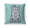 TIBETAN SNOW TIGER Accent Pillow By Kavka Designs