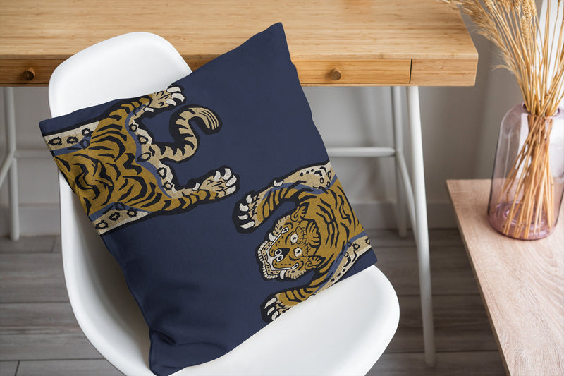 TIBETAN TIGER Accent Pillow By Kavka Designs