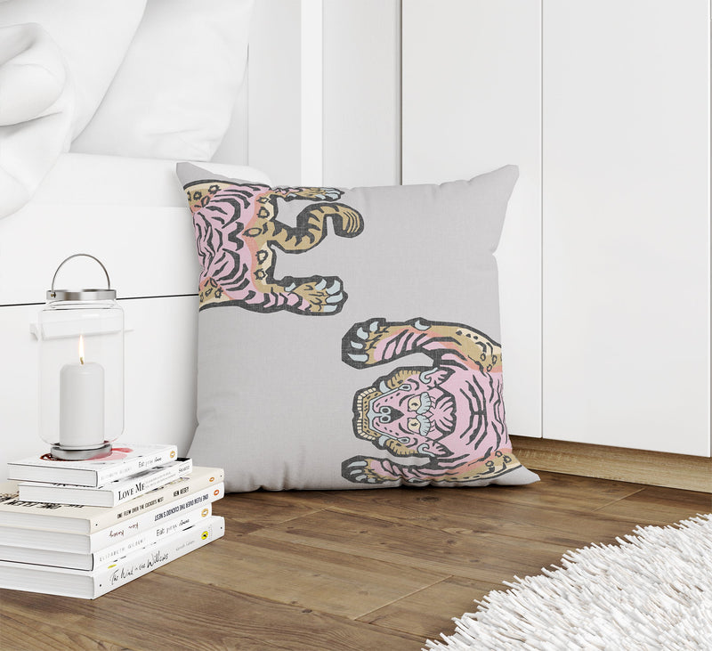 TIBETAN TIGER Accent Pillow By Kavka Designs