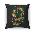 TIGER FLORAL Accent Pillow By Kavka Designs