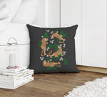 TIGER FLORAL Accent Pillow By Kavka Designs