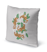 TIGER FLORAL Accent Pillow By Kavka Designs