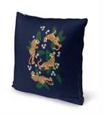 TIGER FLORAL Accent Pillow By Kavka Designs