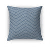 CHEVRON SNAKE BLUE Accent Pillow By Kavka Designs