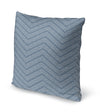 CHEVRON SNAKE BLUE Accent Pillow By Kavka Designs