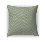 CHEVRON SNAKE GREEN Accent Pillow By Kavka Designs