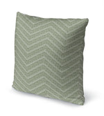 CHEVRON SNAKE GREEN Accent Pillow By Kavka Designs