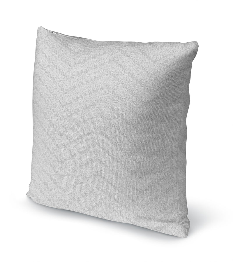 CHEVRON SNAKE GREY Accent Pillow By Kavka Designs