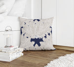 BANANA LEAVES BLUE Accent Pillow By Kavka Designs