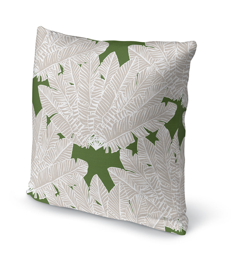 BANANA LEAVES GREEN Accent Pillow By Kavka Designs