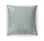 CORAL CRAB LIGHT GREEN Accent Pillow By Kavka Designs