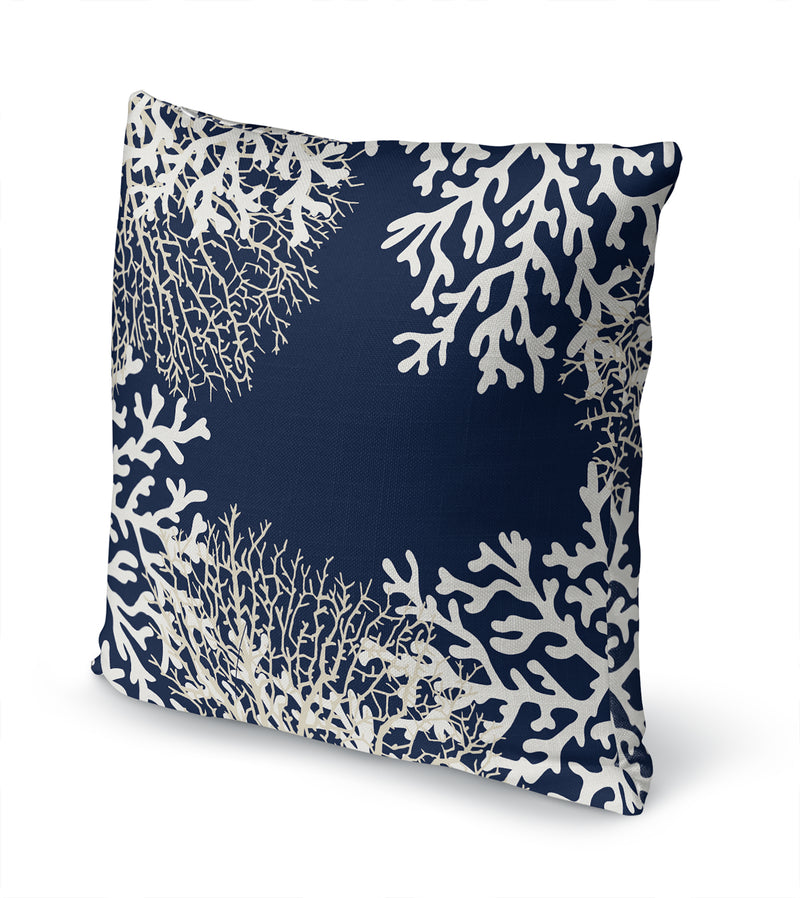 CORAL NAVY Accent Pillow By Kavka Designs