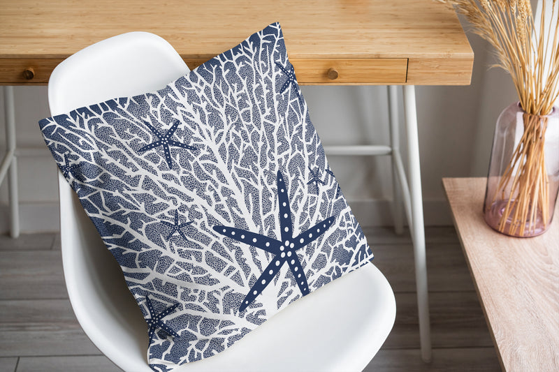 FAN CORAL Accent Pillow By Kavka Designs