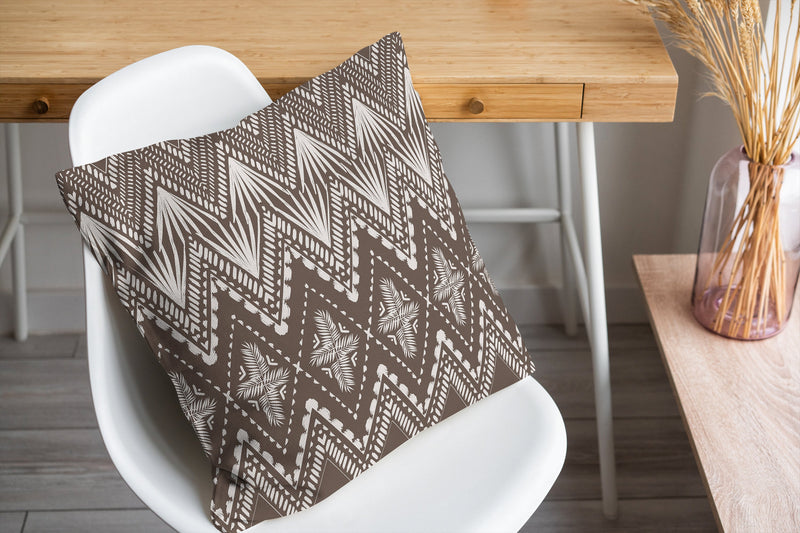 PALM CHEVRON Accent Pillow By Kavka Designs