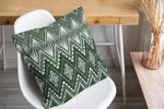 PALM CHEVRON Accent Pillow By Kavka Designs