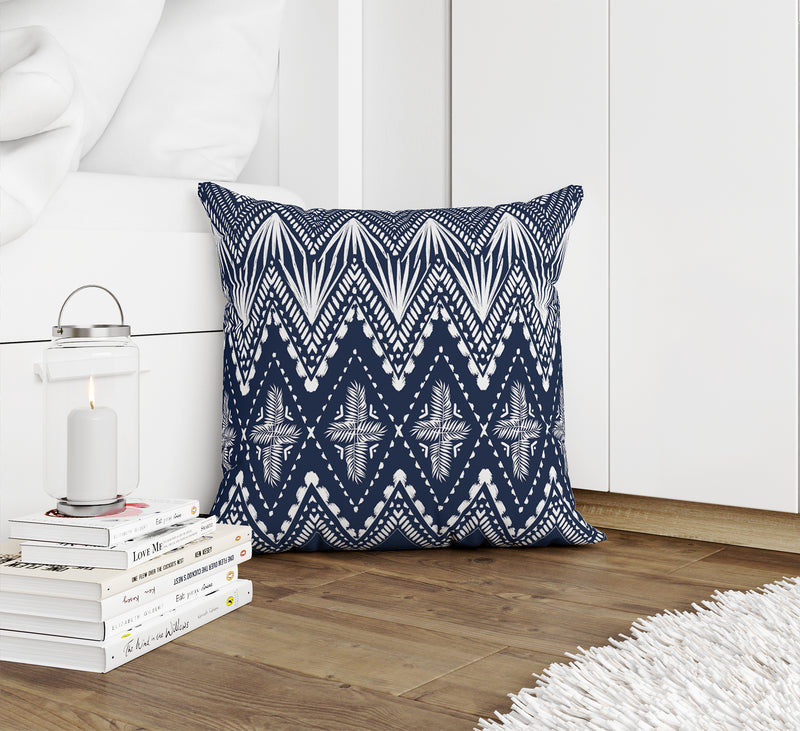 PALM CHEVRON Accent Pillow By Kavka Designs