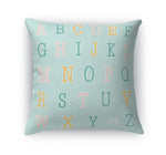 ALPHABET Accent Pillow By Kavka Designs