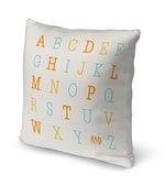 ALPHABET Accent Pillow By Kavka Designs