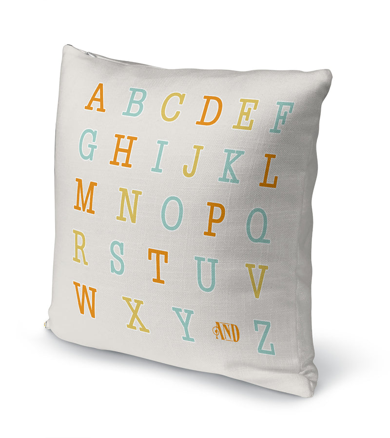 ALPHABET Accent Pillow By Kavka Designs