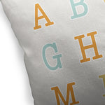 ALPHABET Accent Pillow By Kavka Designs