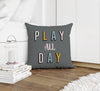 PLAY ALL DAY Accent Pillow By Kavka Designs