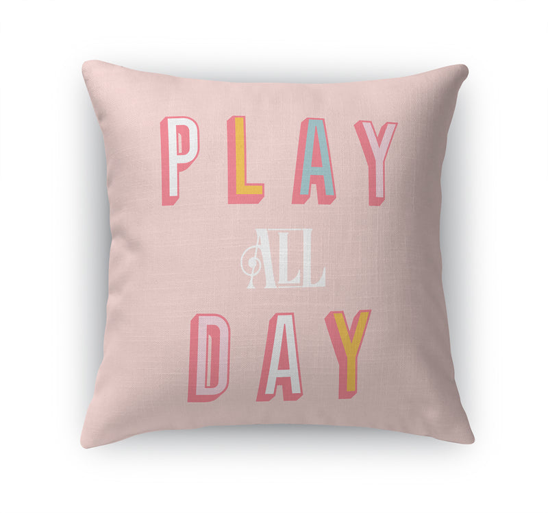 PLAY ALL DAY Accent Pillow By Kavka Designs