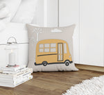 ROAD BUS Accent Pillow By Kavka Designs