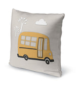 ROAD BUS Accent Pillow By Kavka Designs