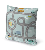 ROAD TRIP Accent Pillow By Kavka Designs