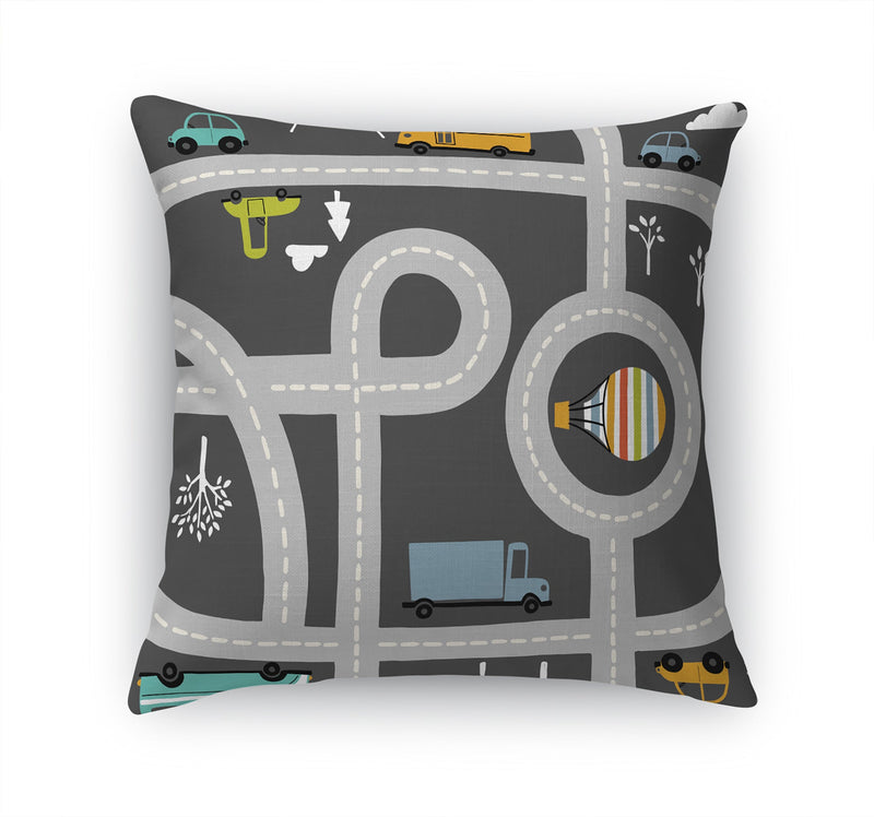 ROAD TRIP Accent Pillow By Kavka Designs