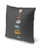 STACKED TRUCKS Accent Pillow By Kavka Designs