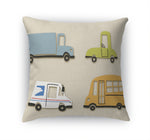 TRUCKS Accent Pillow By Kavka Designs