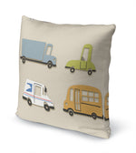 TRUCKS Accent Pillow By Kavka Designs