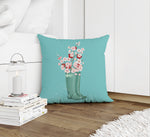 CHERRY BLOSSOM BOOTS Accent Pillow By Kavka Designs