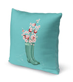 CHERRY BLOSSOM BOOTS Accent Pillow By Kavka Designs