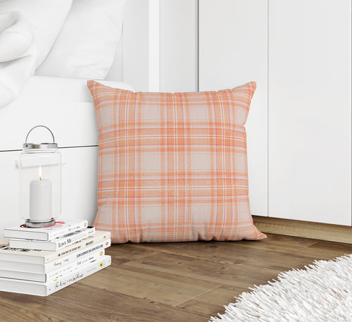 MADRAS PEACH Accent Pillow By Kavka Designs