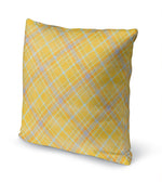 MADRAS YELLOW Accent Pillow By Kavka Designs